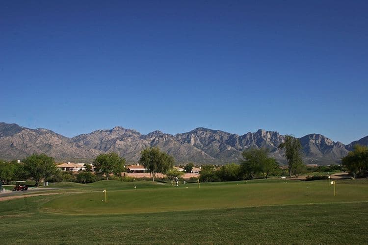 Sun City Oro Valley AZ Golf Course Practice Putting Green, Sun City Oro Valley AZ