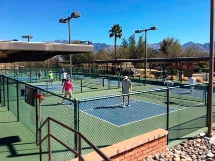 Pickleball Courts in Sun City Oro Valley